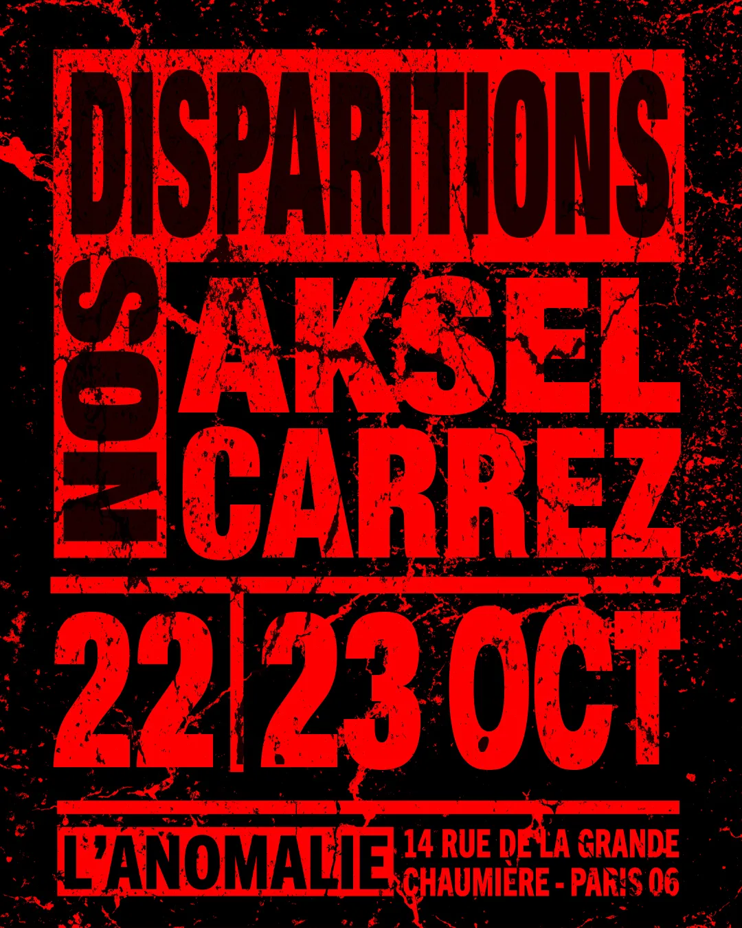NOS DISPARITIONS
